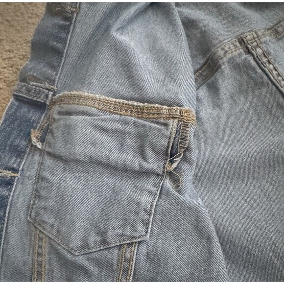 Vtg Sears Womens Roebucks Co Distressed Blue Jean Denim Trucker Jacket Western M - Picture 13 of 15